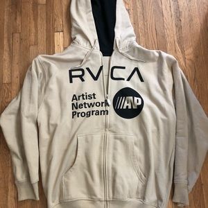 RVCA zip up hoodie